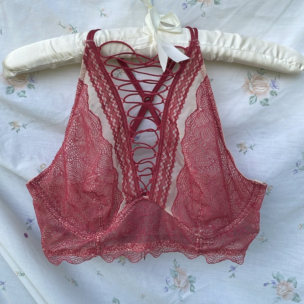 Victoria’s Secret Very Sexy High Neck Lace Up Bra